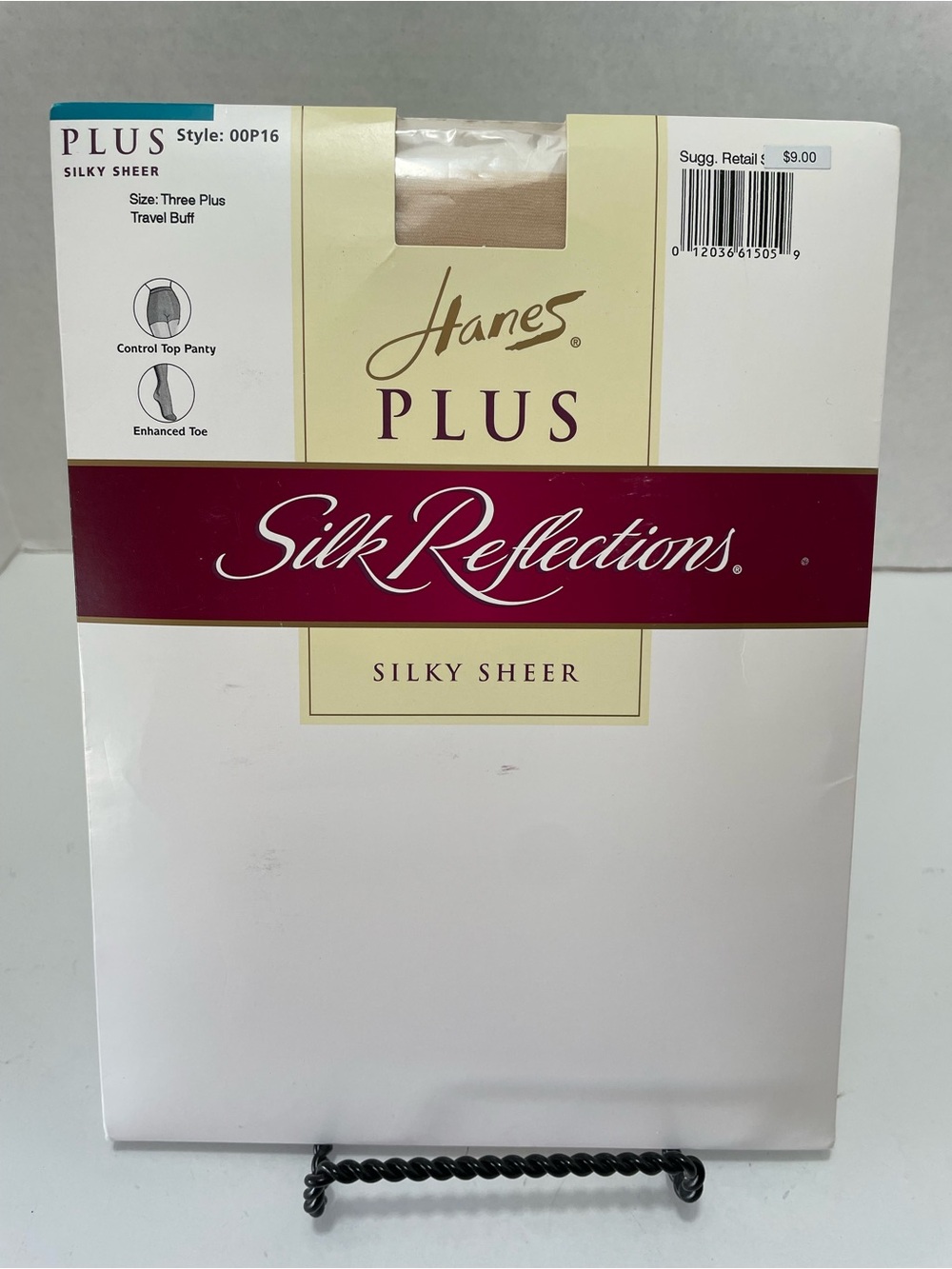 Silk Reflections Sheer Hanes Hosiery, 3X, Buff, NIP